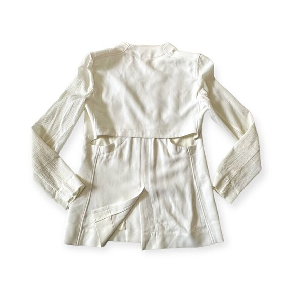 Helmut Lang Torsion‎ White Cutout Blazer, Size 4 - Picture 6 of 16